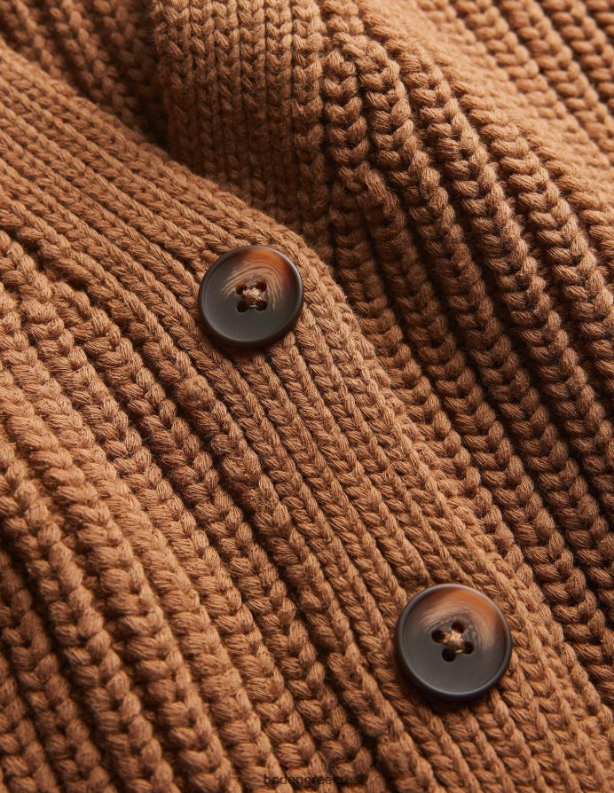 μελανζέ καμήλας είδη ένδυσης υπερμεγέθη ζακέτα με ραβδώσεις Boden γυναίκες 464PH81214