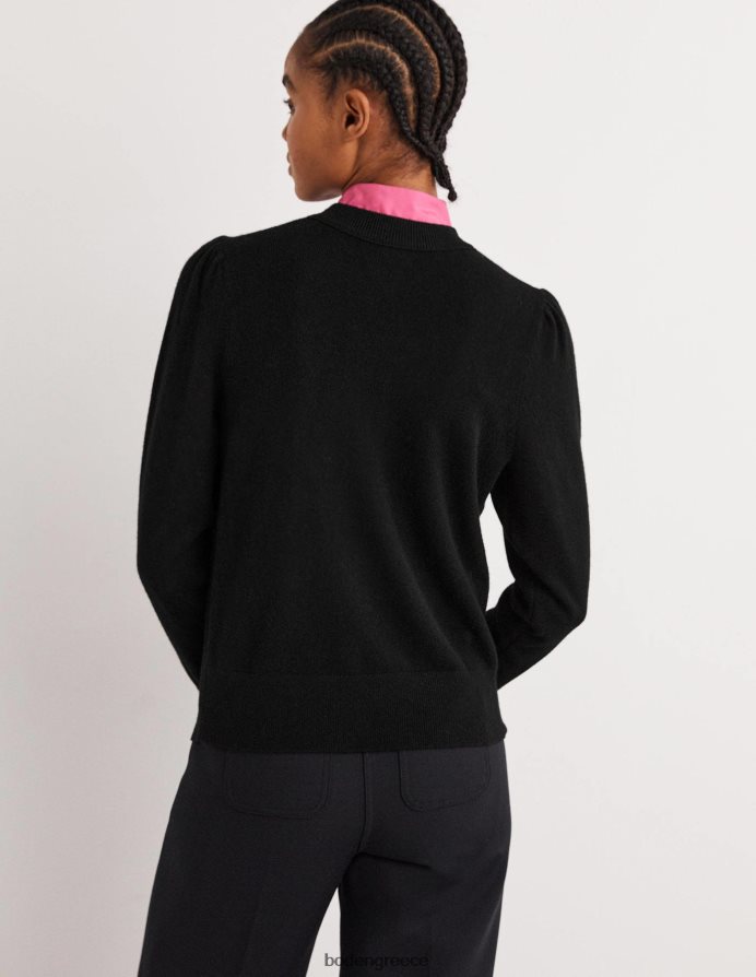 μαύρος είδη ένδυσης Μπλούζα ώμου από κασμίρι Boden γυναίκες 464PH81330