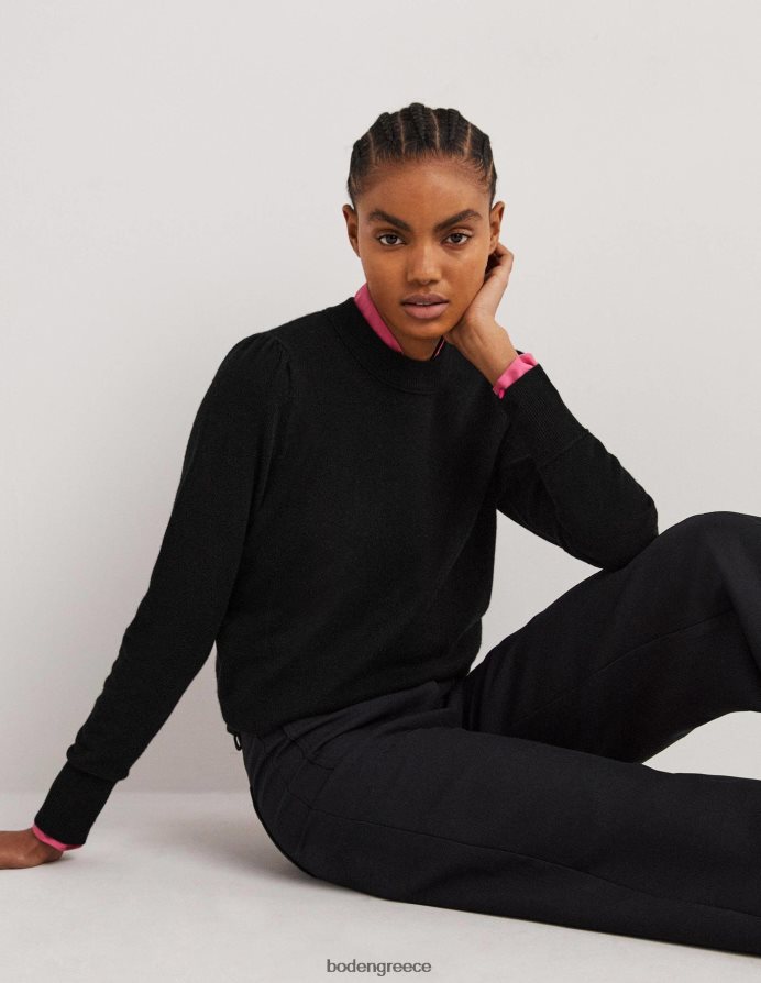 μαύρος είδη ένδυσης Μπλούζα ώμου από κασμίρι Boden γυναίκες 464PH81330