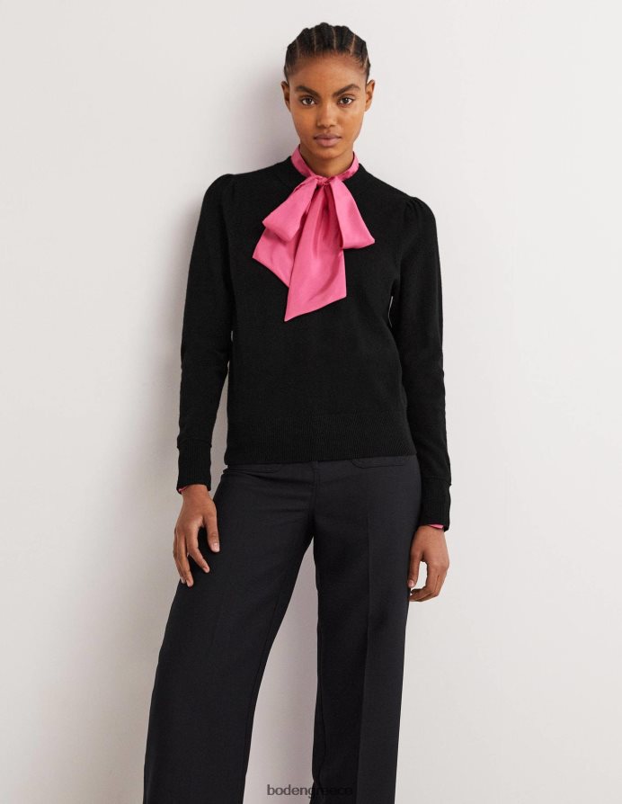 μαύρος είδη ένδυσης Μπλούζα ώμου από κασμίρι Boden γυναίκες 464PH81330