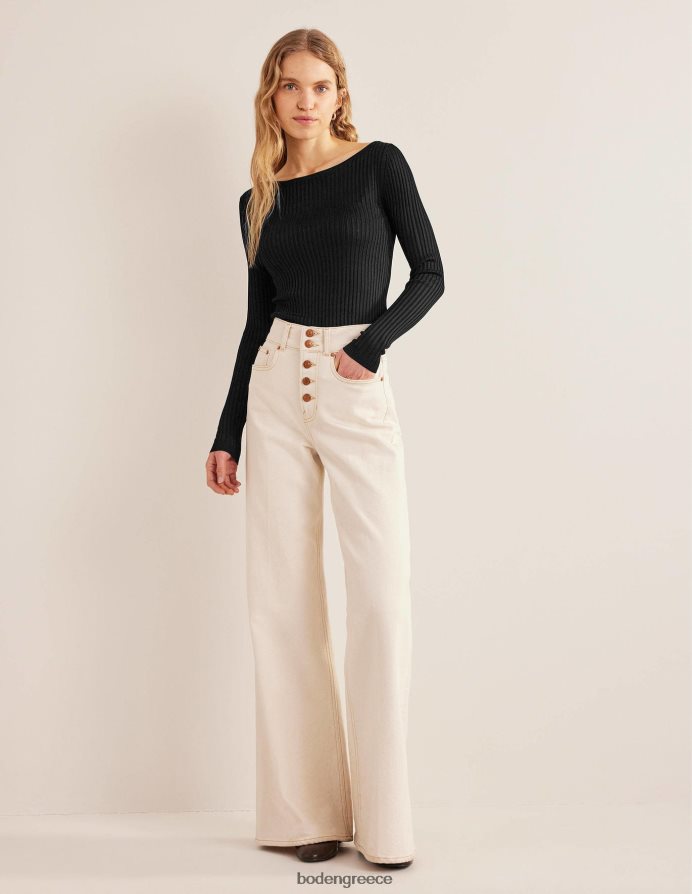 μαύρος είδη ένδυσης βραχυκυκλωτήρας με κάθετο λαιμό Boden γυναίκες 464PH81476