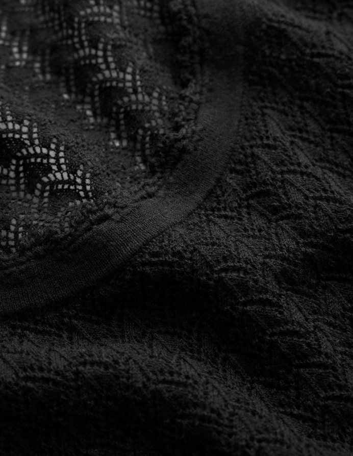 μαύρος είδη ένδυσης δεξαμενή με πλεκτό πουέντ Boden γυναίκες 464PH81583