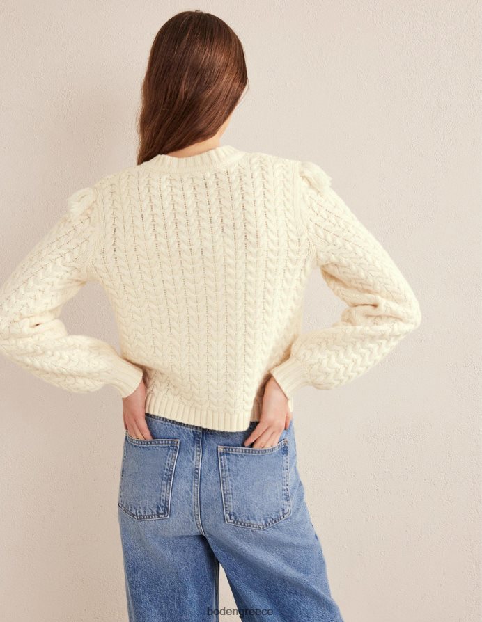 ελεφαντόδοντο είδη ένδυσης ζακέτα με λεπτομέρεια κρόσσια Boden γυναίκες 464PH81781