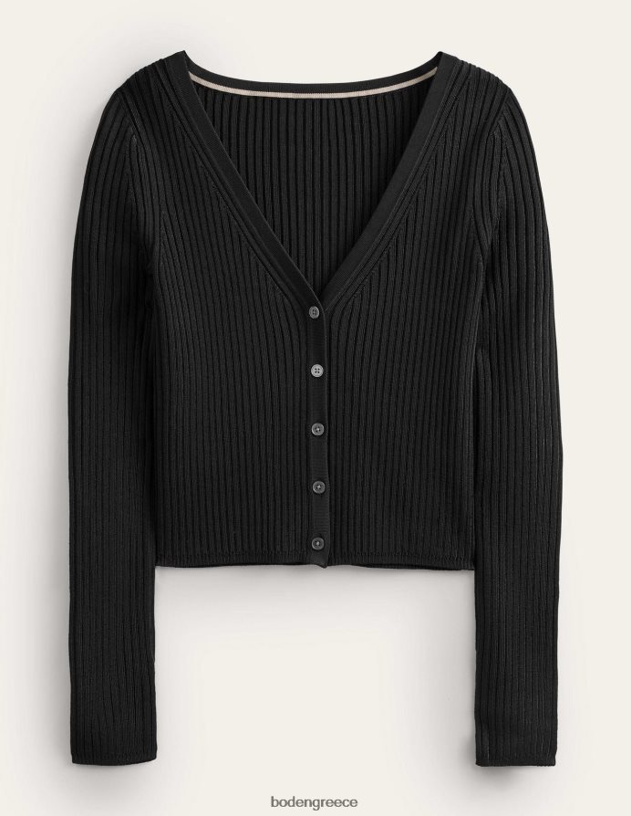 μαύρος είδη ένδυσης ζακέτα με φαρδιά λαιμόκοψη Boden γυναίκες 464PH81790