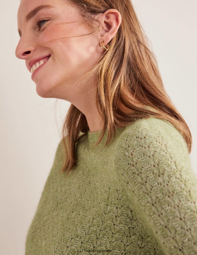 πέτρινο πράσινο είδη ένδυσης χνουδωτό πουάντελ Boden γυναίκες 464PH81903