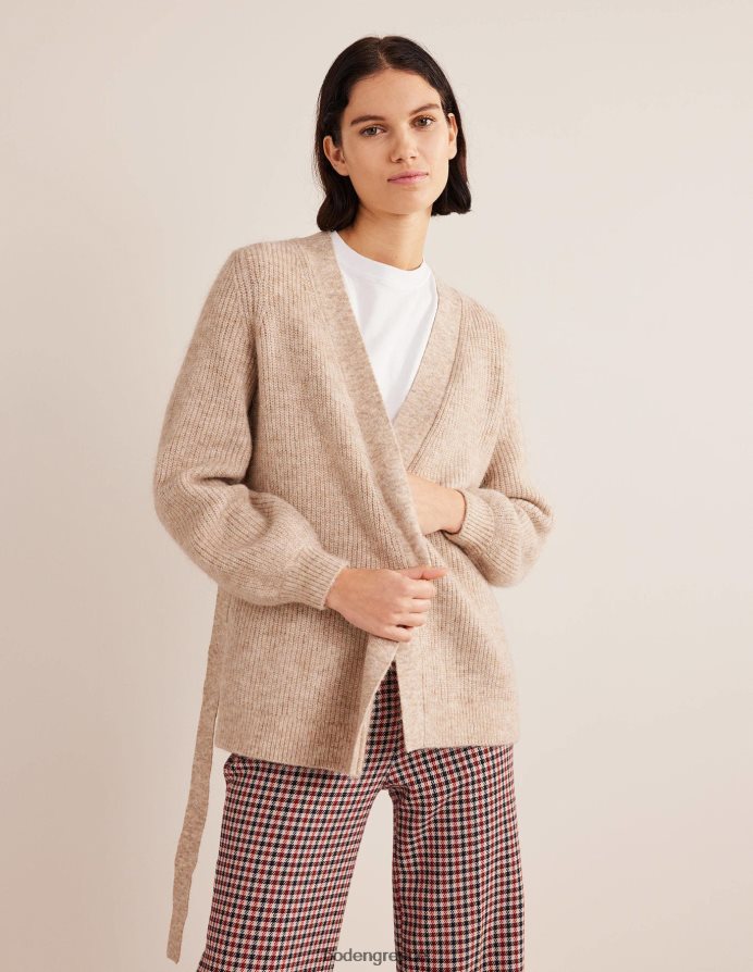 μελανζέ τσιντσιλά είδη ένδυσης αφράτη ζακέτα με ζώνη Boden γυναίκες 464PH81906