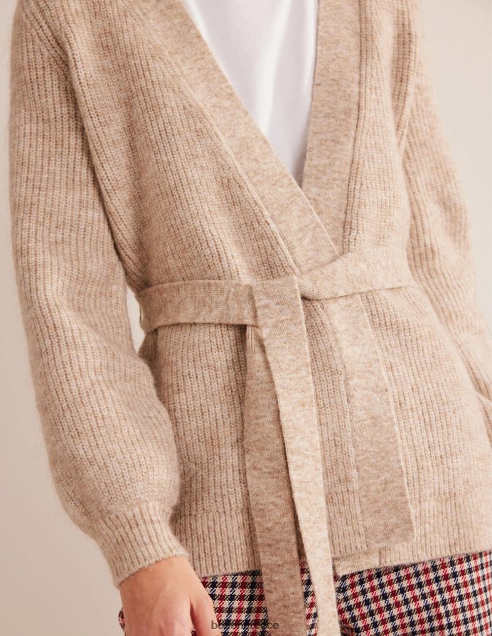 μελανζέ τσιντσιλά είδη ένδυσης αφράτη ζακέτα με ζώνη Boden γυναίκες 464PH81906