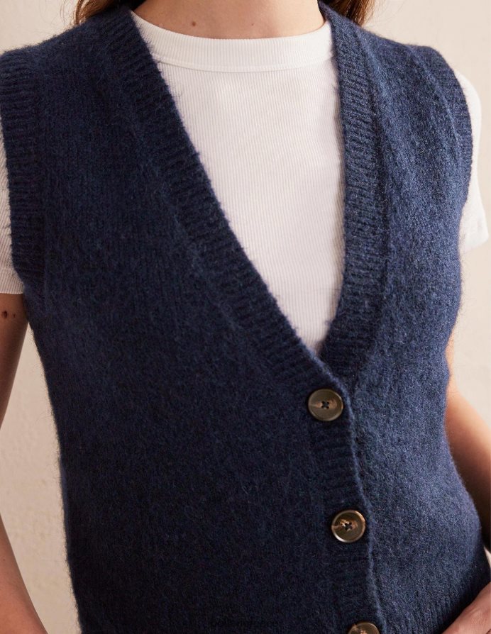 ΠΟΛΕΜΙΚΟ ΝΑΥΤΙΚΟ είδη ένδυσης κομμένη αφράτη δεξαμενή ζακέτας Boden γυναίκες 464PH82120