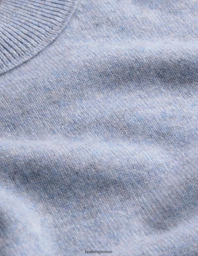 μπλε μελανζέ είδη ένδυσης Μπλούζα ώμου από κασμίρι Boden γυναίκες 464PH82239