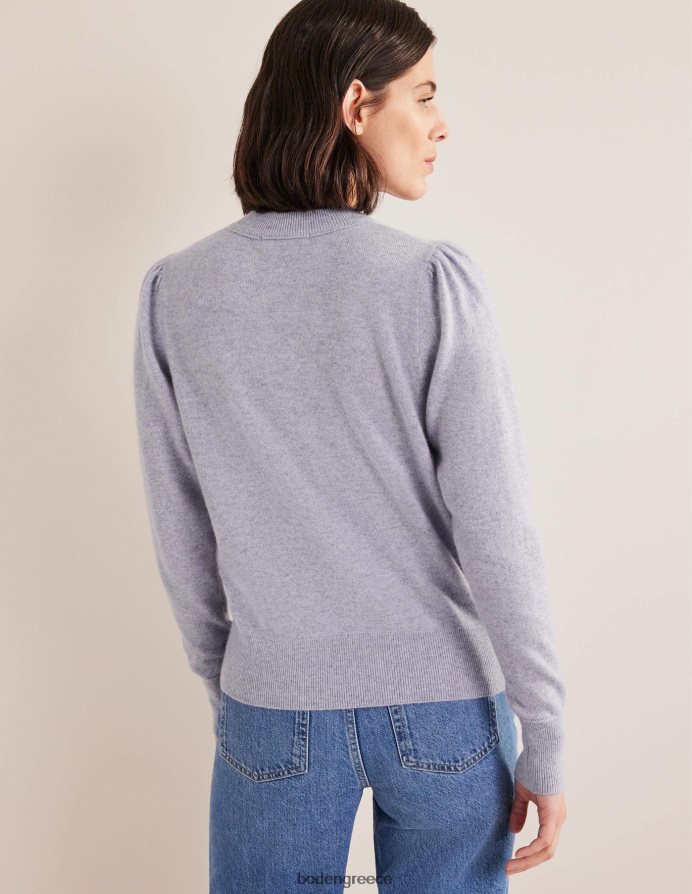 μπλε μελανζέ είδη ένδυσης Μπλούζα ώμου από κασμίρι Boden γυναίκες 464PH82239