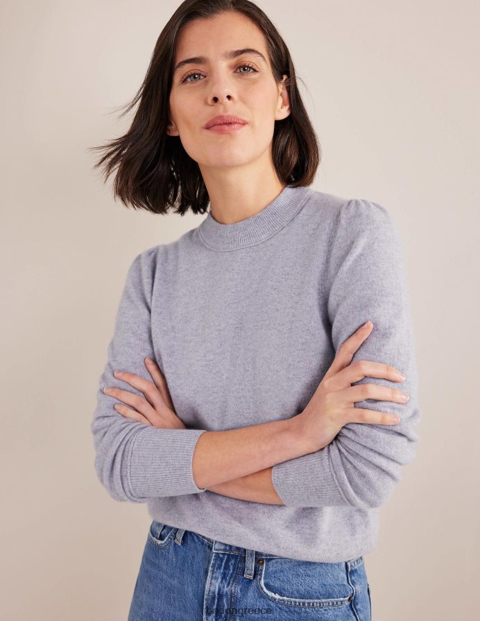 μπλε μελανζέ είδη ένδυσης Μπλούζα ώμου από κασμίρι Boden γυναίκες 464PH82239