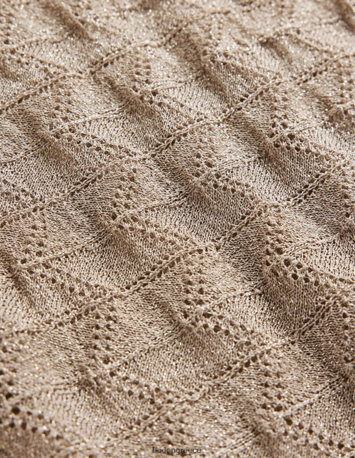 μεταλλική πέτρα είδη ένδυσης πλεκτό τοπ θαλάσσης με λαιμόκοψη Boden γυναίκες 464PH8615