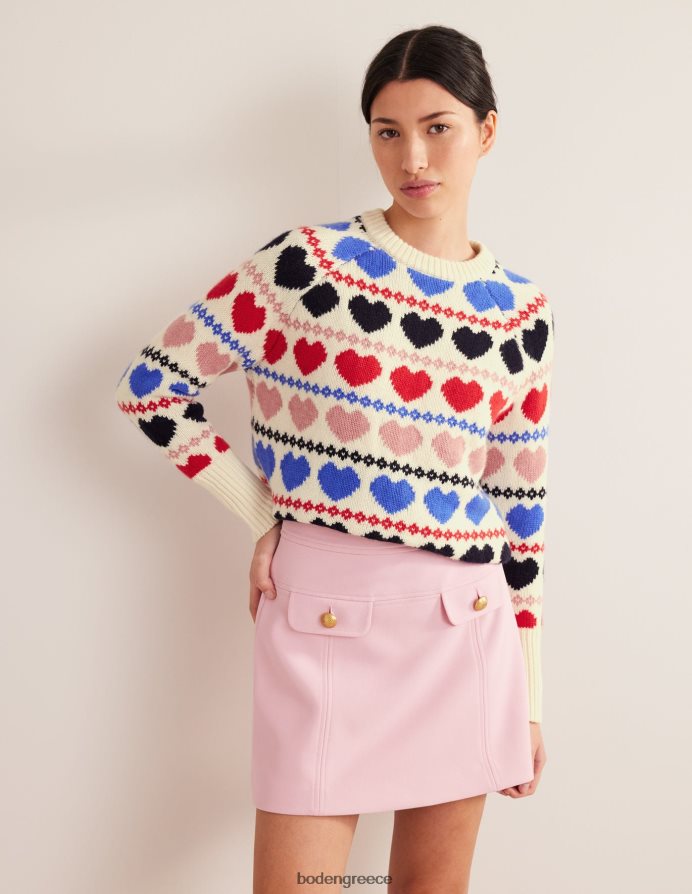 καρδιά ελεφαντόδοντο νεραϊδούλα είδη ένδυσης χοντρός άλτης του Fair Isle Boden γυναίκες 464PH82037