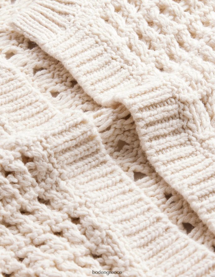 ζεστό ελεφαντόδοντο είδη ένδυσης cropped crochet ζακέτα Boden γυναίκες 464PH81228