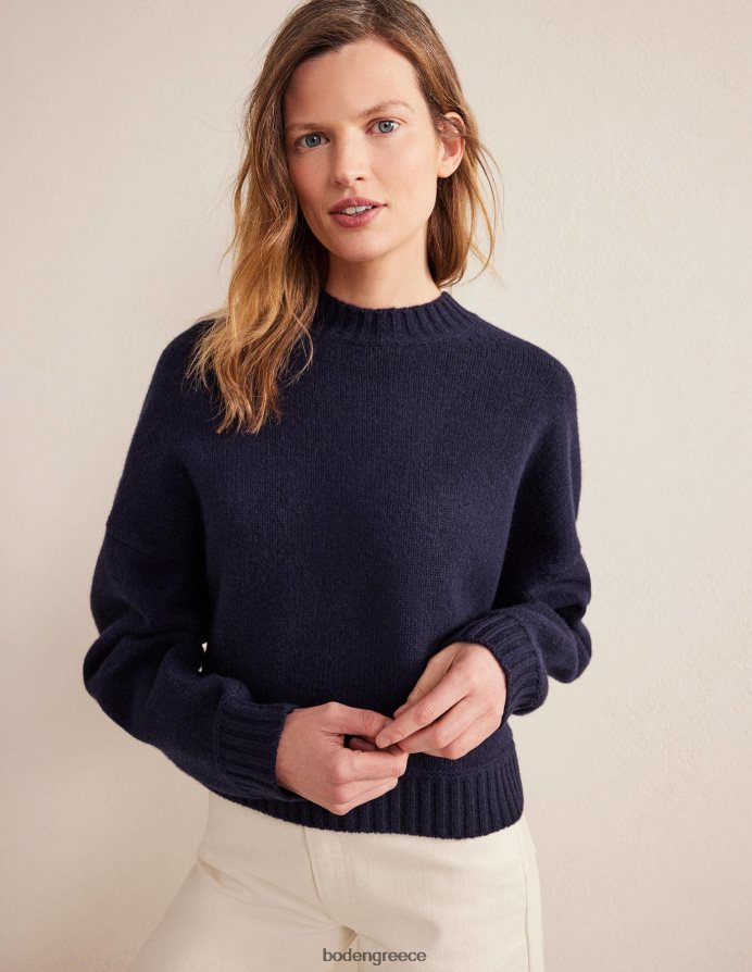 ΠΟΛΕΜΙΚΟ ΝΑΥΤΙΚΟ είδη ένδυσης βουρτσισμένο μαλλί cropped jumper Boden γυναίκες 464PH81401