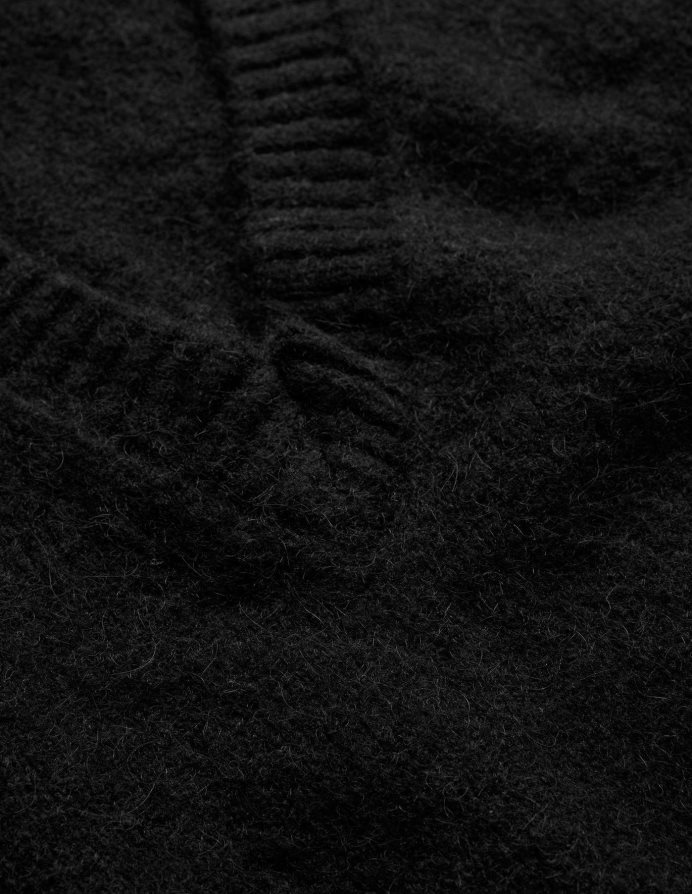 μαύρος είδη ένδυσης αφράτο cropped jumper με λαιμόκοψη Boden γυναίκες 464PH81707