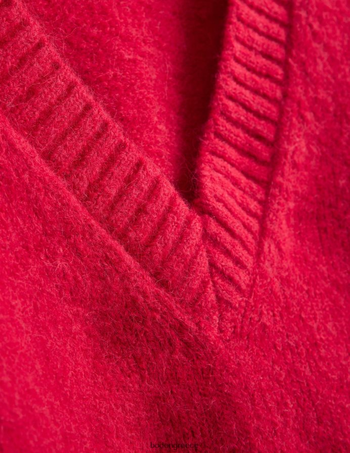 βυσσινί είδη ένδυσης αφράτο cropped jumper με λαιμόκοψη Boden γυναίκες 464PH81830