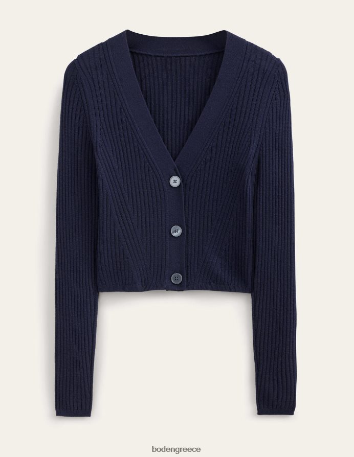 ΠΟΛΕΜΙΚΟ ΝΑΥΤΙΚΟ είδη ένδυσης ζακέτα με ριπ cropped merino Boden γυναίκες 464PH81719