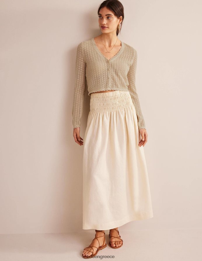 χρυσή λάμψη είδη ένδυσης cropped pointelle ζακέτα Boden γυναίκες 464PH81664