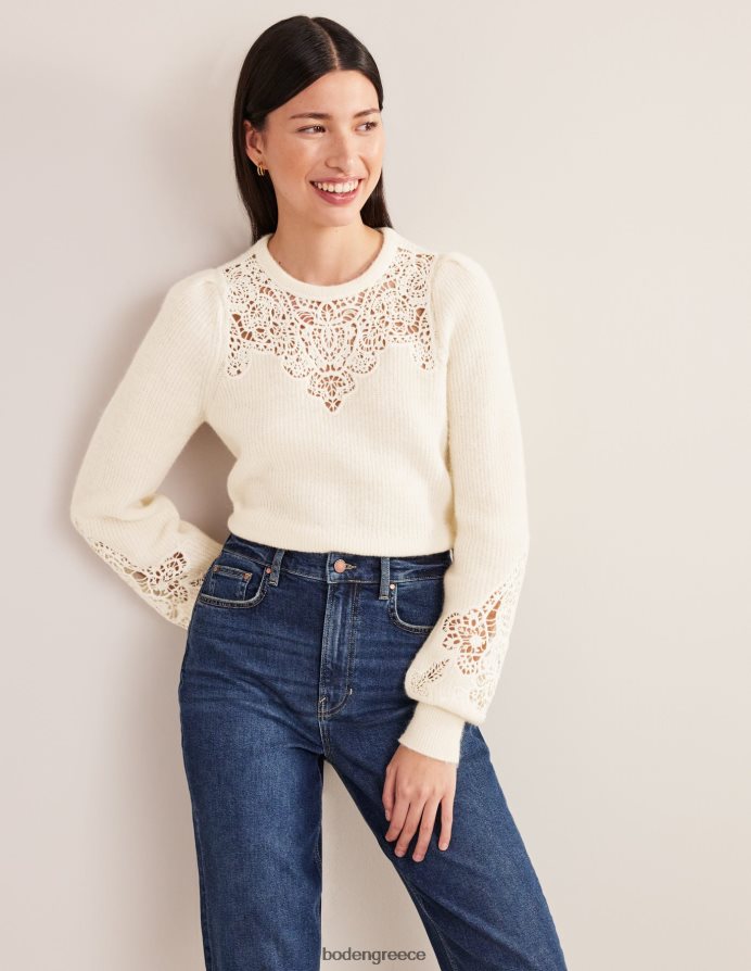 ελεφαντόδοντο είδη ένδυσης δαντέλα πάνελ αφράτο jumper Boden γυναίκες 464PH81786