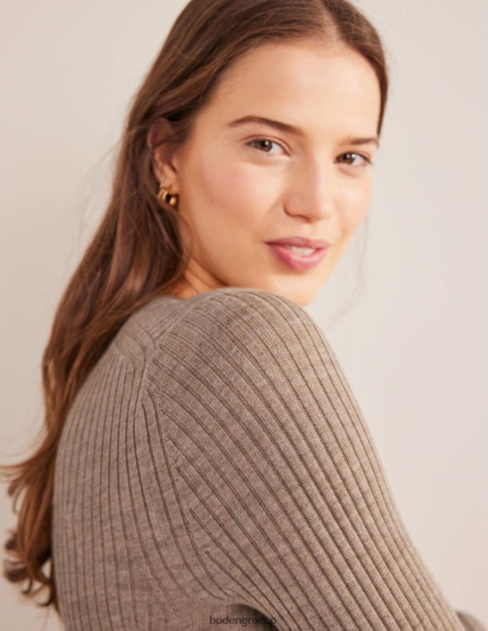 σκούρο μινκ μελανζέ είδη ένδυσης ραβδωτό jumper merino Boden γυναίκες 464PH81204