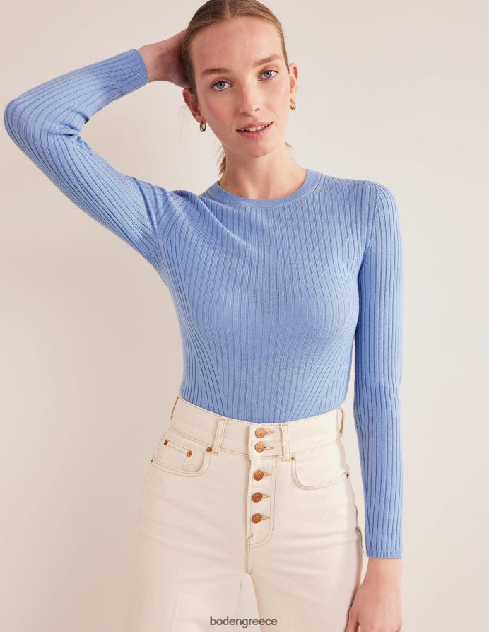 λιναρόσπορος μπλε είδη ένδυσης ραβδωτό jumper merino Boden γυναίκες 464PH81507