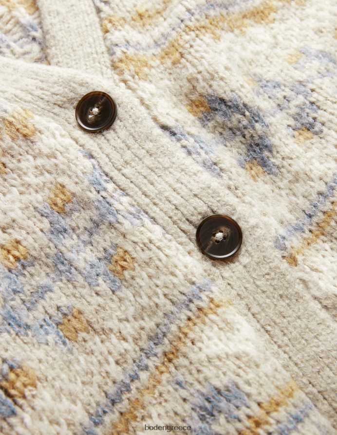 πλιγούρι βρώμης melange fairisle είδη ένδυσης αφράτη ζακέτα fair isle Boden γυναίκες 464PH81611