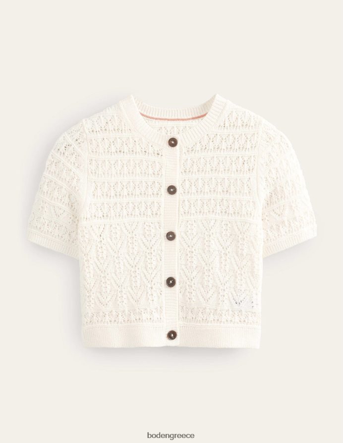 ζεστό ελεφαντόδοντο είδη ένδυσης pointelle crew ζακέτα με λαιμόκοψη Boden γυναίκες 464PH82106