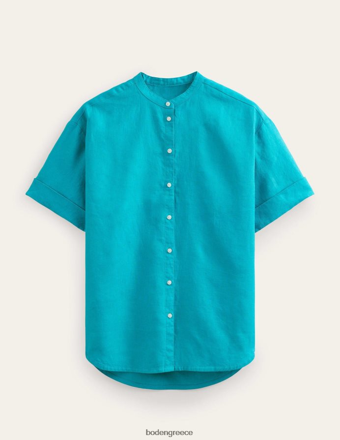 πολύτιμος λίθος είδη ένδυσης λινό πουκάμισο με μανίκια κιμονό Boden γυναίκες 464PH81127