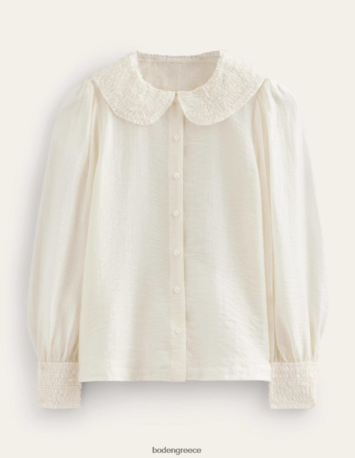 ελεφαντόδοντο είδη ένδυσης πουκάμισο οργάντζα με λεπτομέρεια Boden γυναίκες 464PH81288