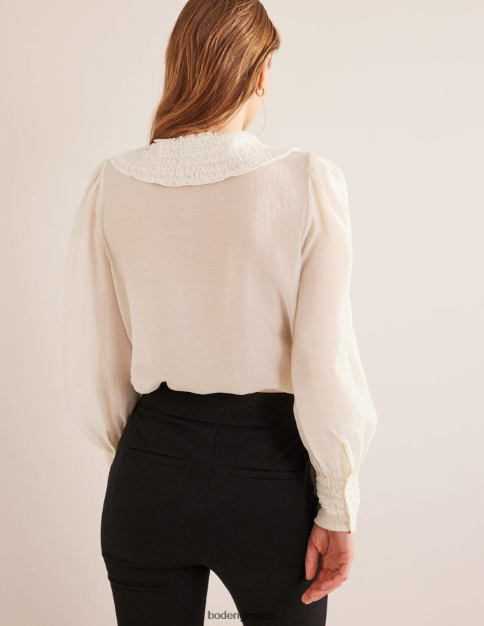 ελεφαντόδοντο είδη ένδυσης πουκάμισο οργάντζα με λεπτομέρεια Boden γυναίκες 464PH81288