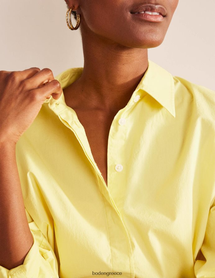 ανανάς είδη ένδυσης υπερμεγέθη βαμβακερό πουκάμισο Boden γυναίκες 464PH81306