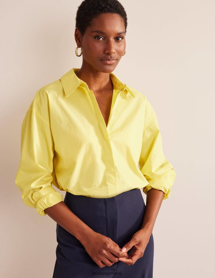 ανανάς είδη ένδυσης υπερμεγέθη βαμβακερό πουκάμισο Boden γυναίκες 464PH81306