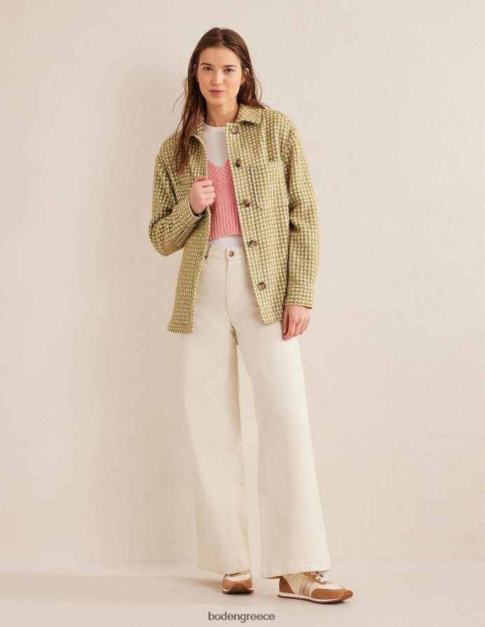 ροζ και πράσινο κυνηγόσκυλο είδη ένδυσης πουκάμισο με χαλαρή υφή Boden γυναίκες 464PH81606