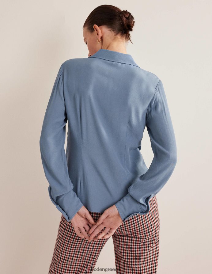 καπετάνιοι μπλε είδη ένδυσης εφαρμοστό πουκάμισο με ρούχα εργασίας Boden γυναίκες 464PH81726