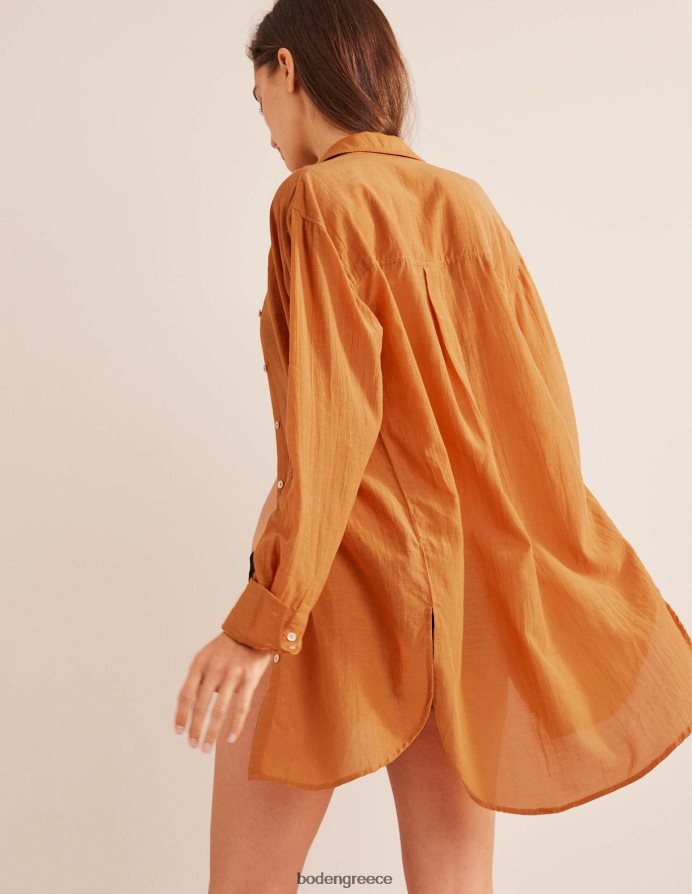 συγκομιδή χρυσού είδη ένδυσης πουκάμισο για διακοπές Boden γυναίκες 464PH81801