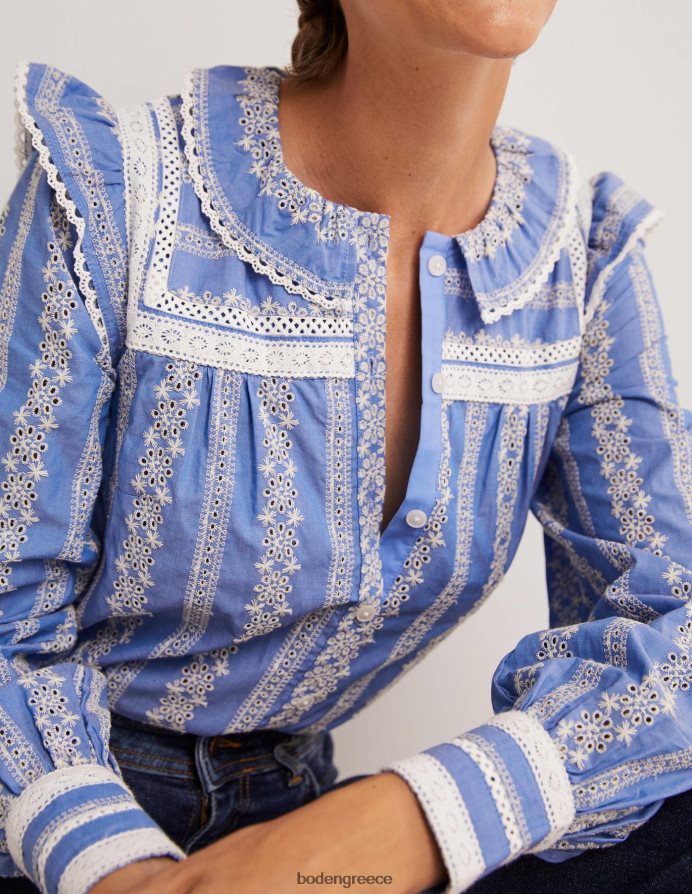 είδος υφάσματος είδη ένδυσης μπλούζα με βελονάκι Boden γυναίκες 464PH81956