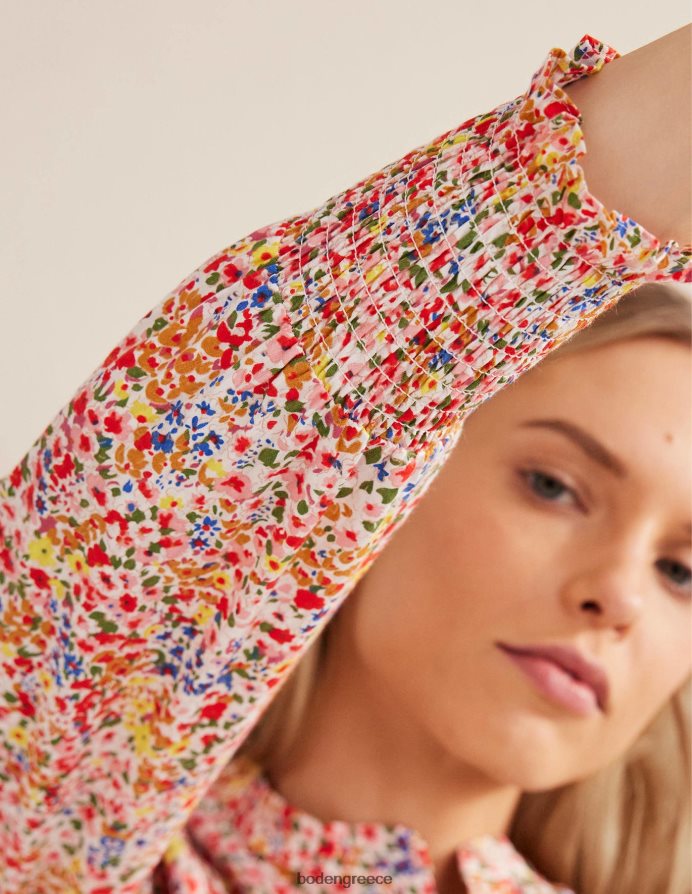 πέταλο ηλίανθου & γαρδένιας είδη ένδυσης πουκάμισο με μανσέτα Boden γυναίκες 464PH81957