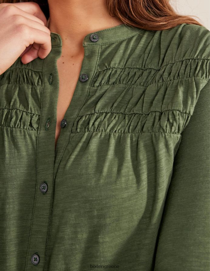 λάχανο είδη ένδυσης πουκάμισο με λεπτομέρεια σε ζυγό Boden γυναίκες 464PH81961