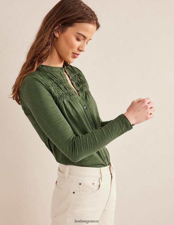 λάχανο είδη ένδυσης πουκάμισο με λεπτομέρεια σε ζυγό Boden γυναίκες 464PH81961