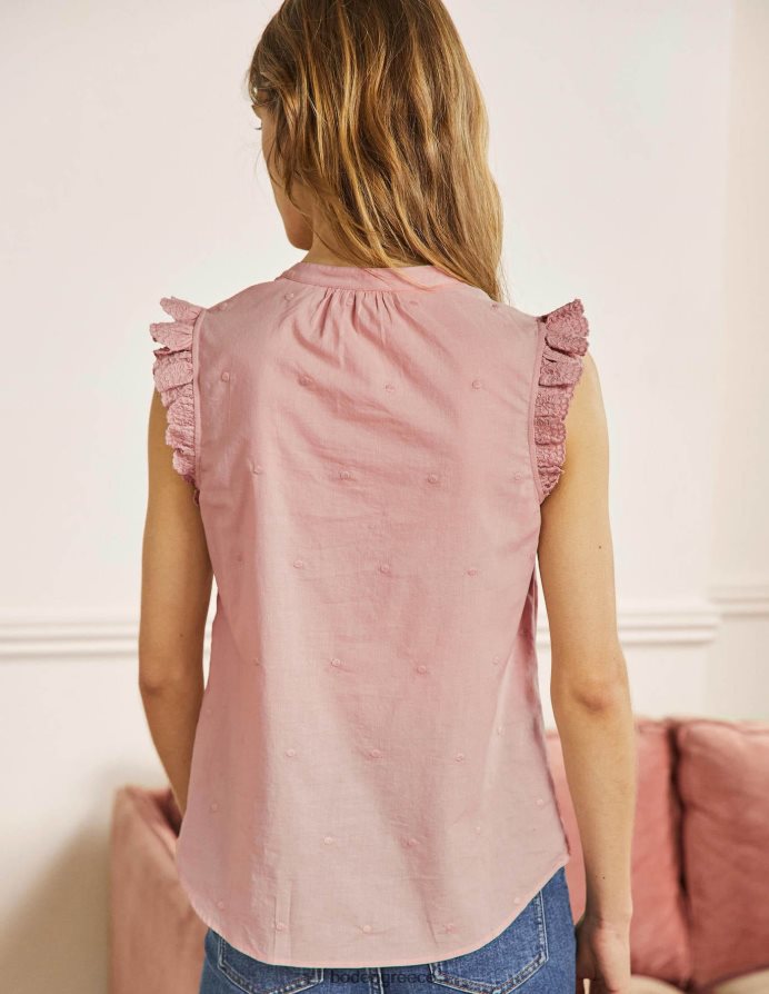 μιλκσέικ είδη ένδυσης αμάνικο κεντημένο πουκάμισο Boden γυναίκες 464PH82424