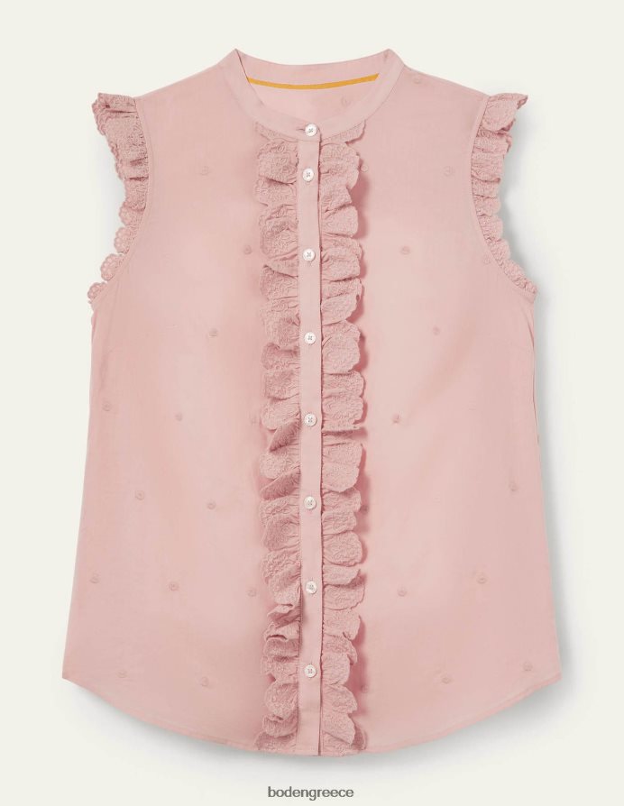 μιλκσέικ είδη ένδυσης αμάνικο κεντημένο πουκάμισο Boden γυναίκες 464PH82424