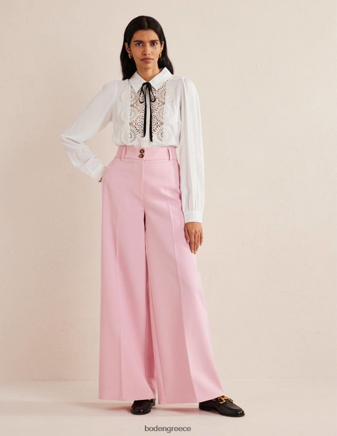 ελεφαντόδοντο είδη ένδυσης δαντέλα σαλιάρα μπλούζα Boden γυναίκες 464PH82508