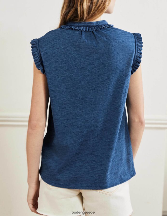 mid indigo είδη ένδυσης Δάφνη αμάνικο πουκάμισο Boden γυναίκες 464PH82402