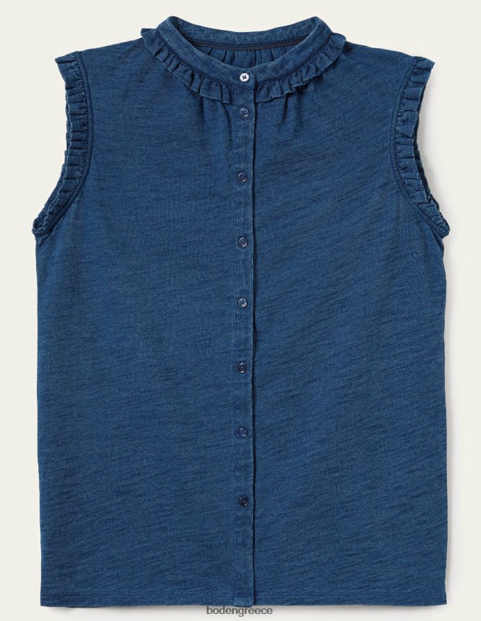 mid indigo είδη ένδυσης Δάφνη αμάνικο πουκάμισο Boden γυναίκες 464PH82402