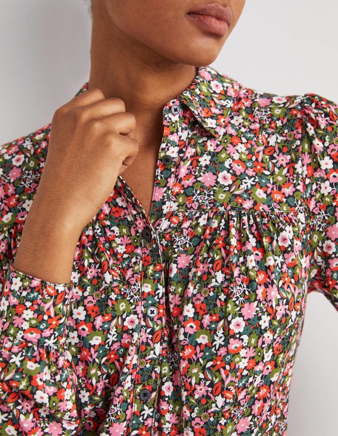 λιβάδι multi & floret είδη ένδυσης πουκάμισο με λεπτομέρεια Boden γυναίκες 464PH82395