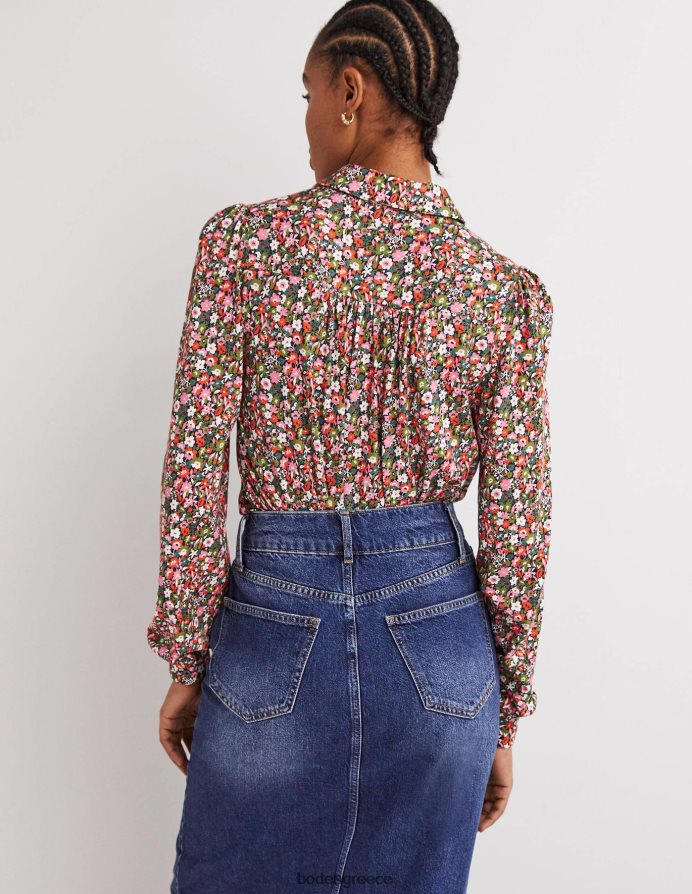 λιβάδι multi & floret είδη ένδυσης πουκάμισο με λεπτομέρεια Boden γυναίκες 464PH82395