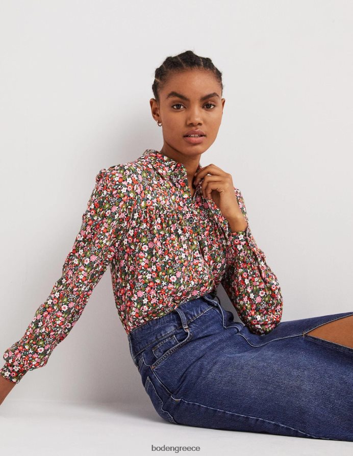 λιβάδι multi & floret είδη ένδυσης πουκάμισο με λεπτομέρεια Boden γυναίκες 464PH82395