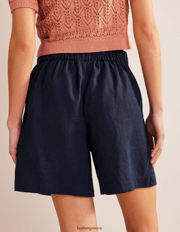 ΠΟΛΕΜΙΚΟ ΝΑΥΤΙΚΟ είδη ένδυσης λινό σορτς που τραβιέται Boden γυναίκες 464PH81353