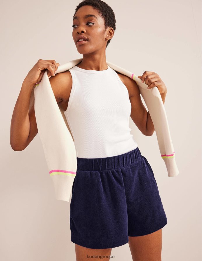 κυανούν χρώμα είδη ένδυσης σορτς με πετσέτα Boden γυναίκες 464PH81445